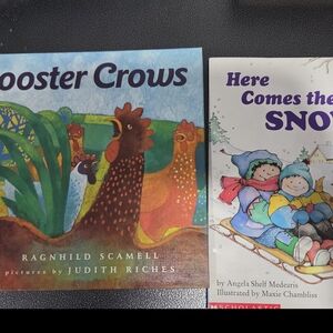 Children's Book Set: Rooster Crows & Here Comes the Snow